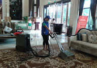 永州香江酒店地毯清洗工程案例