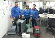 郴州信宜普惠投資公司地毯清洗工程案例